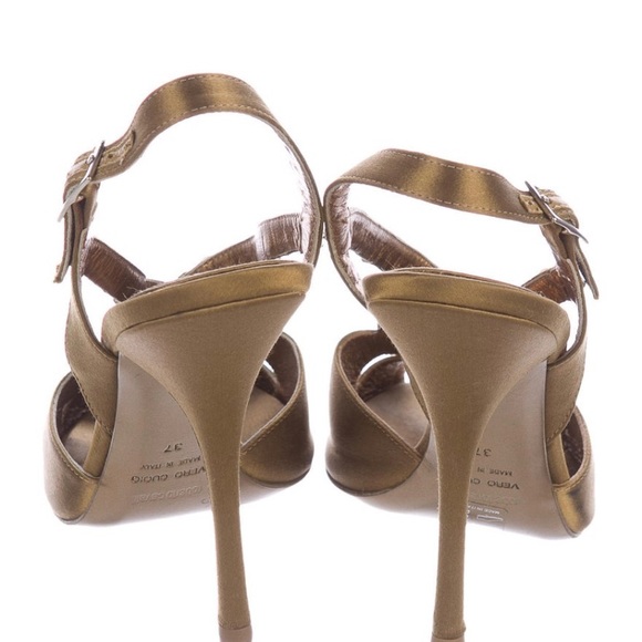 Roberto Cavalli - Embellished Satin Sandals - Used Size:7 l IT 37 - Picture 3 of 4